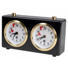 Годинник шаховий механічний (чорний) (CHCLK15 black)