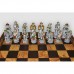 Шахматы Nigri Scacchi "Империя Мин", 48 x 48 см (полистоун, кожа) | SP3+CD48