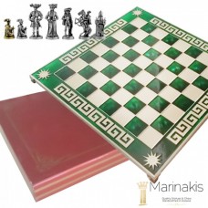 Шахи "Рококо-Середньовічна Франція" (45х45 см) (зелений). Marinakis 086-4502KG