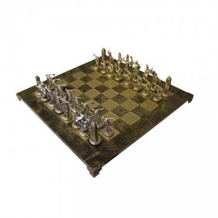 Шахматы Manopoulos "Дискобол", коричневые, 54х54см (S17BRO)