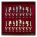 Шахматы "Римляне" (44х44 см), красные, Manopoulos S-10-Red
