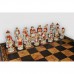 Шахматы Nigri Scacchi "Империя Мин", 48 x 48 см (полистоун, кожа) | SP3+CD48