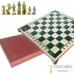 Шахматы "Мария Стюарт, Средневековая Англия" (32х32 см) (зеленый). Marinakis 086-3511KG