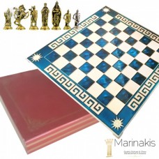 Шахи "Хрестоносці" (45х45 см) (синій). Marinakis 086-4504KBL