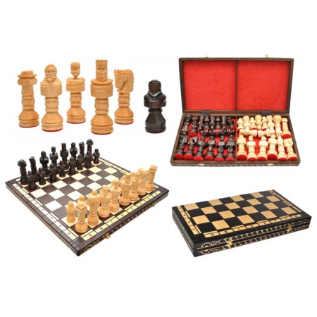 Шахматы GLADIATOR, 59 см, коричневые, Madon 3117