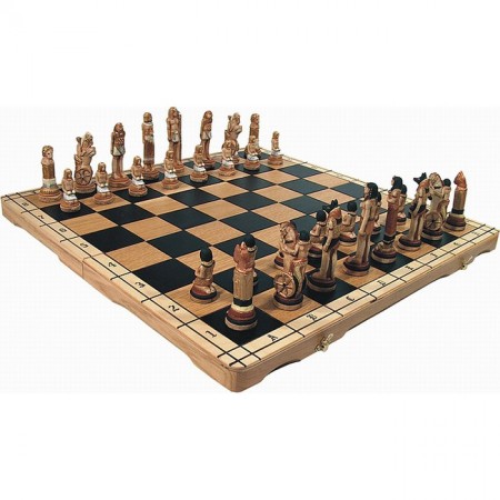 Шахматы из полистоуна Египет, 65 см, 3157