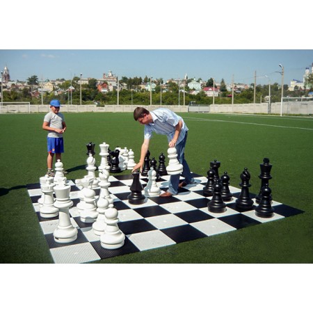 Большое сборное поле для уличных (гигантских) шахмат, шашек 300 х 300 см