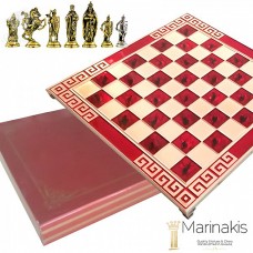 Шахи "Хрестоносці" (45х45 см) (червоний). Marinakis 086-4504KR