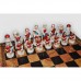 Шахматы Nigri Scacchi "Клеопатра", 35 x 35 см (полистоун, кожа) | SP91+CD35