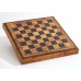Шахматы Nigri Scacchi "Людовик XIV", 48 x 48 см (полистоун, кожа, поле Старинная карта) | SP47+CD48M
