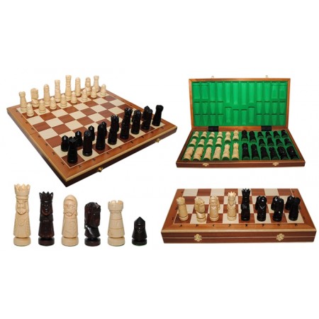 Шахматы LARGE CASTLE Intarsia, 60 см, Madon 310601