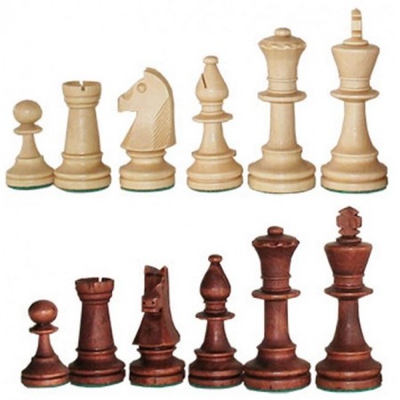 Шахматные фигуры Стаунтон №6 в пакете, король 96 мм (3183)