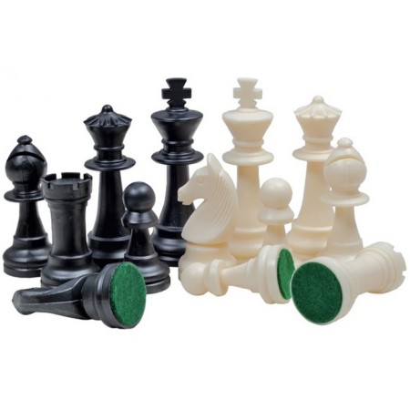 Шахові фігури Стаунтон №6 (пластик), Wegiel (CHTX25)