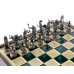Шахматы Manopoulos "Греческая мифология", зеленые 34х34см (SK4AGRE)