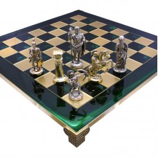 Шахи "Лучники" (44х44 см) зелені. Manopoulos (S10GRE)