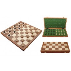 Шашки 64 клітини Intarsia, 40 см, Wegiel 2090 Шашки 64 клітини Intarsia, 40 см, Wegiel 2090