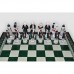 Шахматы Nigri Scacchi "Битва при Геттисберге", 35 x 35 см (полистоун, кожа, поле Старинная карта) | SP94+CD35M