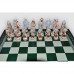 Шахматы Nigri Scacchi "Битва при Геттисберге", 35 x 35 см (полистоун, кожа, поле Старинная карта) | SP94+CD35M