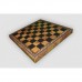 Шахматы Nigri Scacchi "Троянская битва", 48 x 48 см (полистоун, кожа, поле Старинная карта) | SP64+CD48M