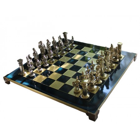 Шахматы Manopoulos "Греко-римские", синие 44х44см (S11BLU)