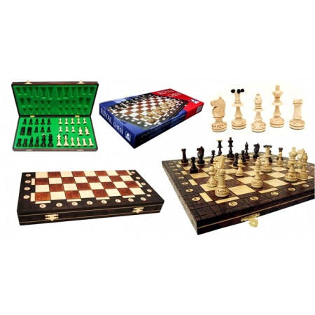 Шахматы ROYAL-51, 51 см, коричневые, Gniadek 1004