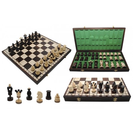 Шахматы SMALL KINGS, 49 см, инкрустированные фигуры, Madon 3136