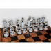 Шахматы Nigri Scacchi "Троянская битва", 33 x 33 см (полистоун, дерево) | SP69+CD33G