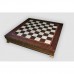 Шахматы Nigri Scacchi "Троянская битва", 33 x 33 см (полистоун, дерево) | SP69+CD33G