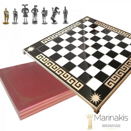 Шахматы "Мария Стюарт, Средневековая Англия" (45х45 см) (черный). Marinakis 086-4501KB