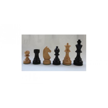 Шахматные фигуры деревянные (черные) Стаунтон №5, Индия