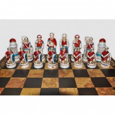 Шахи Nigri Scacchi "Клеопатра", 35 x 35 см (полістоун, дерево) | SP90+CD52G Шахи Nigri Scacchi "Клеопатра", 35 x 35 см (полістоун, дерево) | SP90+CD52G