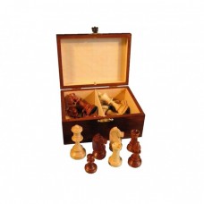 Шахові фігури Стаунтон №4 у коробці, король 80 мм, 2042