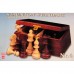 Шахматные фигуры Стаунтон №4 в коробке, король 80 мм, 2042