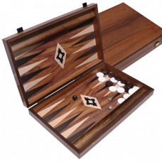 Нарди Manopoulos BXL1KK, волоський горіх, дуб, пластик, горіхово-чорні, 48х30 см