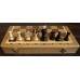 Шахматы средние + Нарды люкс (дуб, ручная работа) C-180b