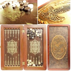 Нарди малі різьблені Золотий беркут, 41 см (31140-12)