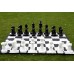 Большие садовые (уличные) шахматы СШ-16, король - 41 см, поле нейлон 168 см
