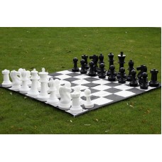Великі садові (вуличні) шахи СШ-16, король - 41 см, поле нейлон - 168 см (GC-16)