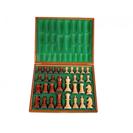 Шахові фігури Стаунтон люкс №5 в скриньці, король 90 мм, 2043