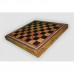 Шахматы Nigri Scacchi "Троянская битва", 35 x 35 см (полистоун, кожа, поле Старинная карта) | SP69+CD35M