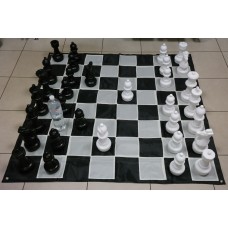 Великі садові (вуличні) шахи СШ-12, король - 30 см, поле 140 х 140 см (GC-12)