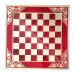 Шахматы "Мария Стюарт, Средневековая Англия" (45х45 см) (красный). Marinakis 086-4501KR