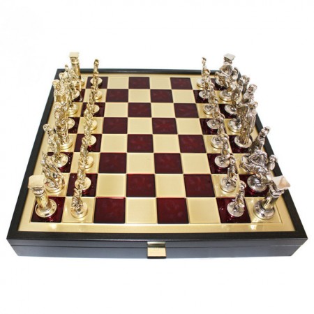 Шахматы "Римляне" (40х40 см) Manopoulos SK-11-Red