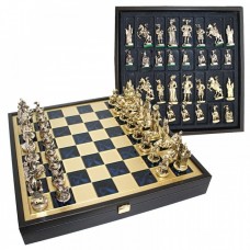 Шахи "Мушкетери" (40х40 см) Manopoulos, сині, SK-12-Blue