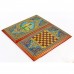 Нарды деревянные BAKU XLY740-B с шахматами (42см x 46см)