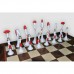 Шахматы Nigri Scacchi "Стиль Модильяни", 60 x 60 см (полистоун, дерево) | SP125+DA75G