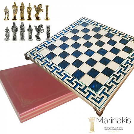 Шахматы "Александр Великий" (32х32 см). Marinakis 086-3506K