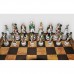 Шахматы Nigri Scacchi "Бородинское сражение", 48 x 48 см (полистоун, кожа) | SP1812+CD48